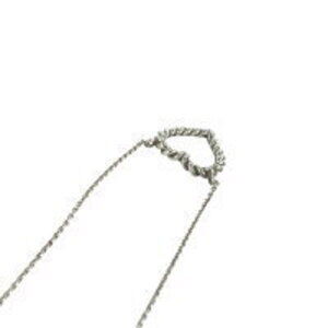 Tiffany Twisted Heart Necklace Silver